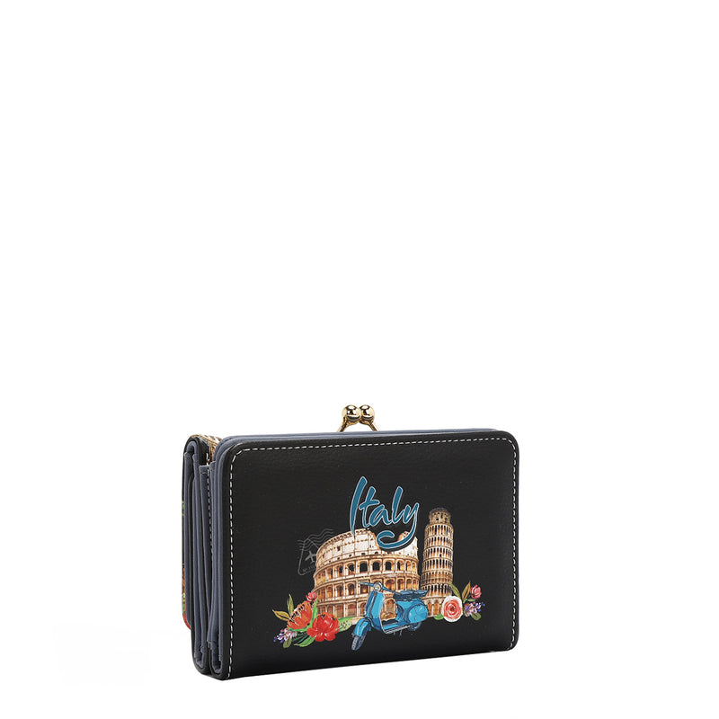 AGUSTINA TRIFOLD WALLET (<tc>MARTHA TRAVELS ITALY</tc>)