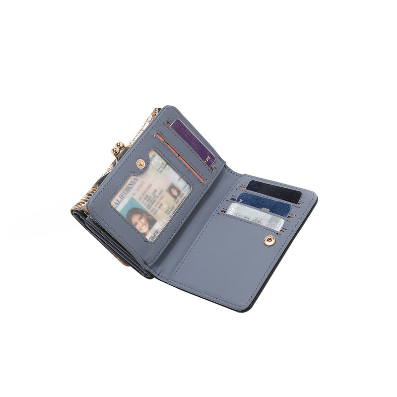 AGUSTINA TRIFOLD WALLET (<tc>MARTHA TRAVELS ITALY</tc>)