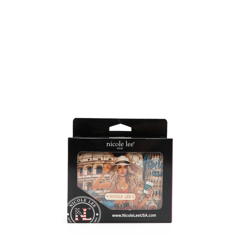 AGUSTINA TRIFOLD WALLET (<tc>MARTHA TRAVELS ITALY</tc>)