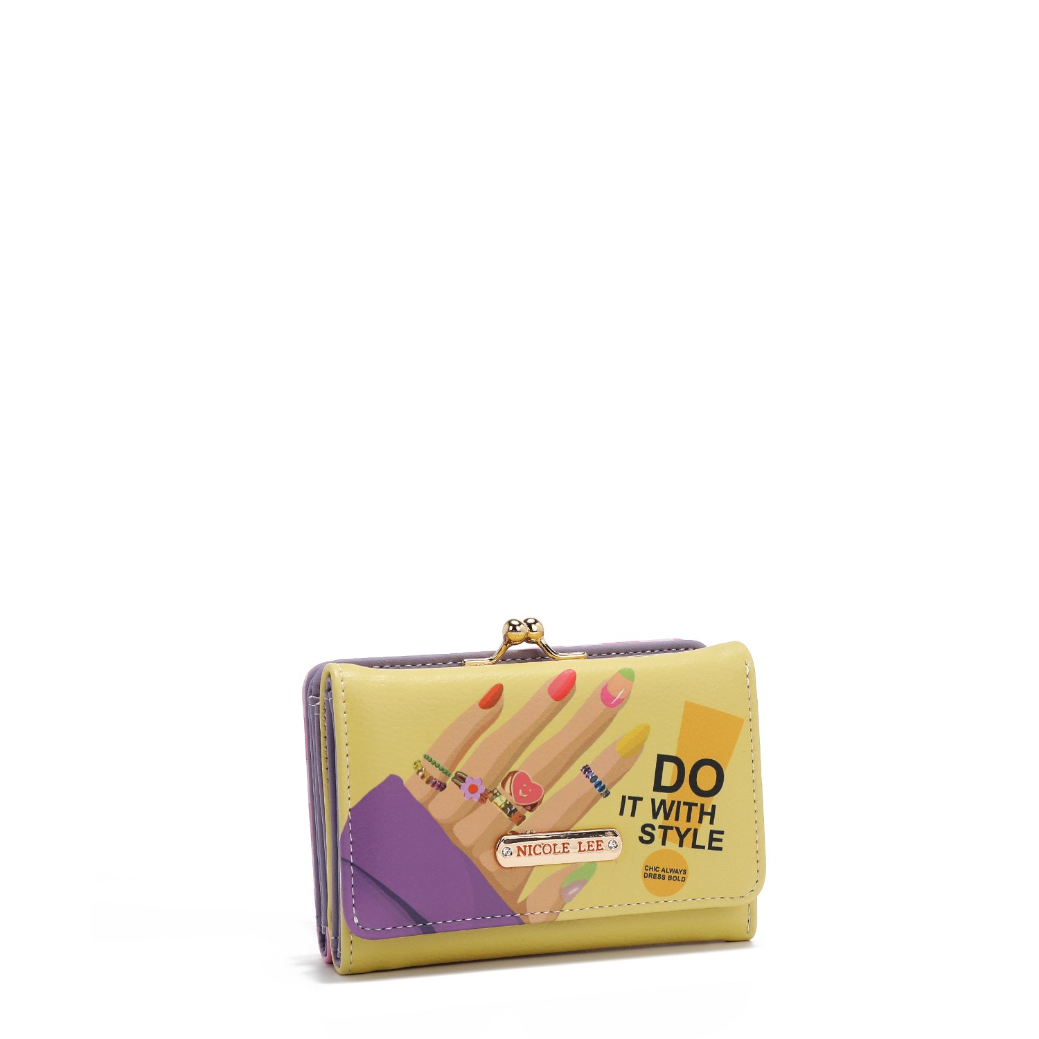 CARTERA TRIFOLD AGUSTINA (NAIL POLISH)