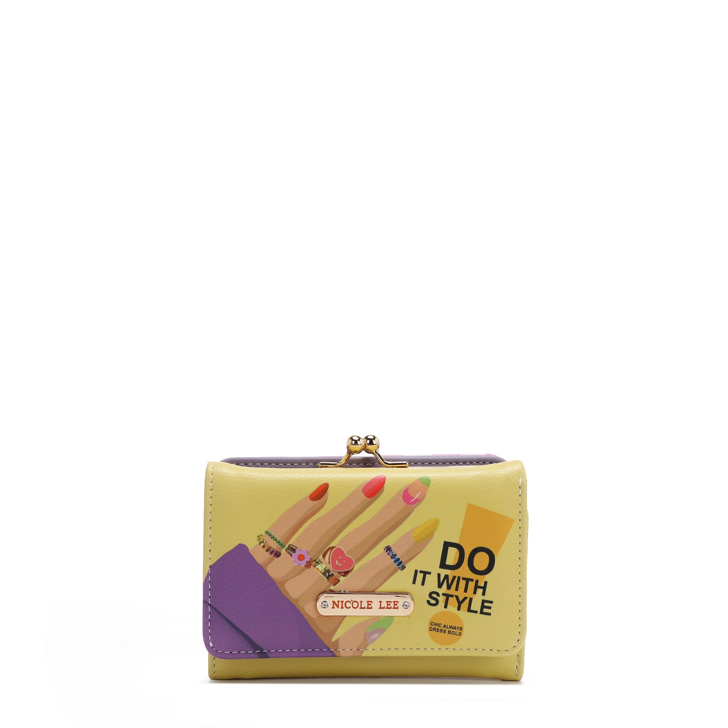 CARTERA TRIFOLD AGUSTINA (NAIL POLISH)