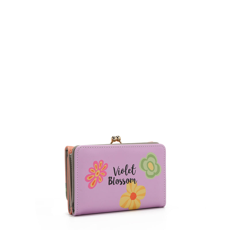 AGUSTINA TRIFOLD WALLET (<tc>VIOLET BLOSSOM</tc>)