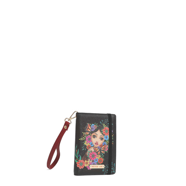 PASSPORT HOLDER WALLET WITH BRACELET <tc>ALMA DE COLORES</tc>