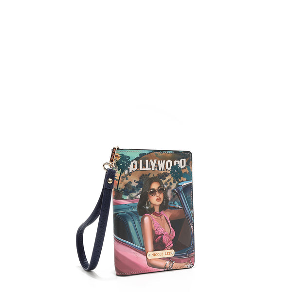 PASSPORT WALLET WITH STRAP (<tc><tc>Hollywood Drive</tc></tc>)