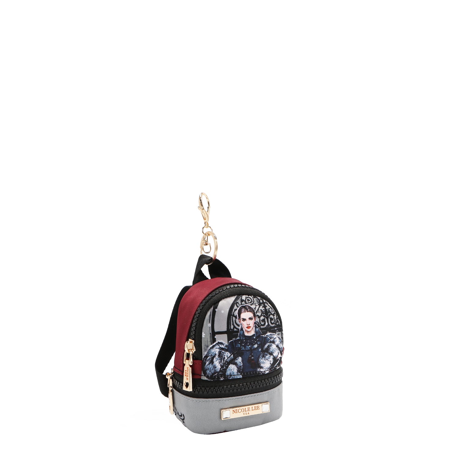 MINI MOCHILA CARTEIRA (<tc>MODA SNOWFLAKE</tc>)