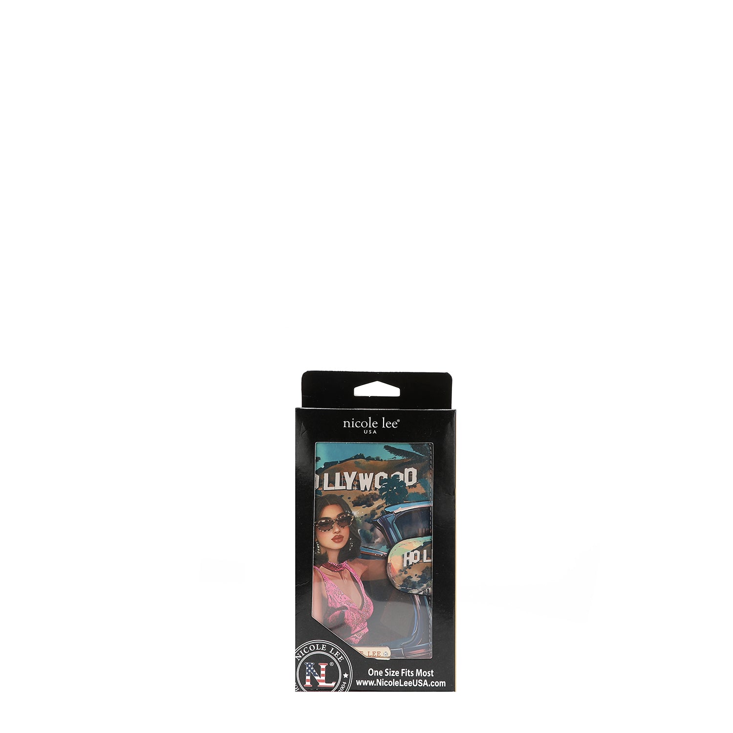 GESCHICHTETE KLAPPBRIEFTASCHE (<tc><tc>Hollywood Drive</tc></tc>)