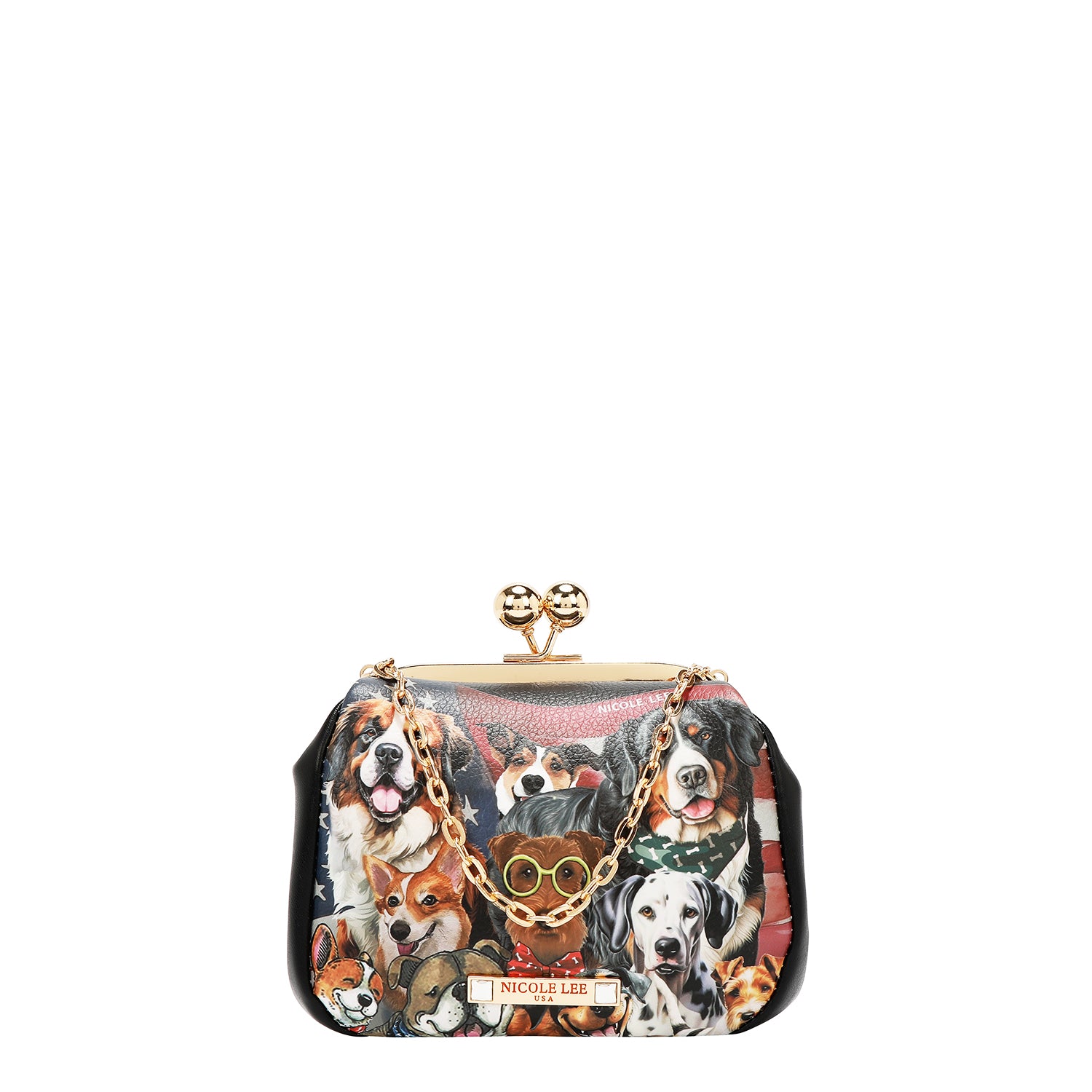 MINI BOLSO CRUZADO CON CIERRE KISS LOCK (BEST SMILE)