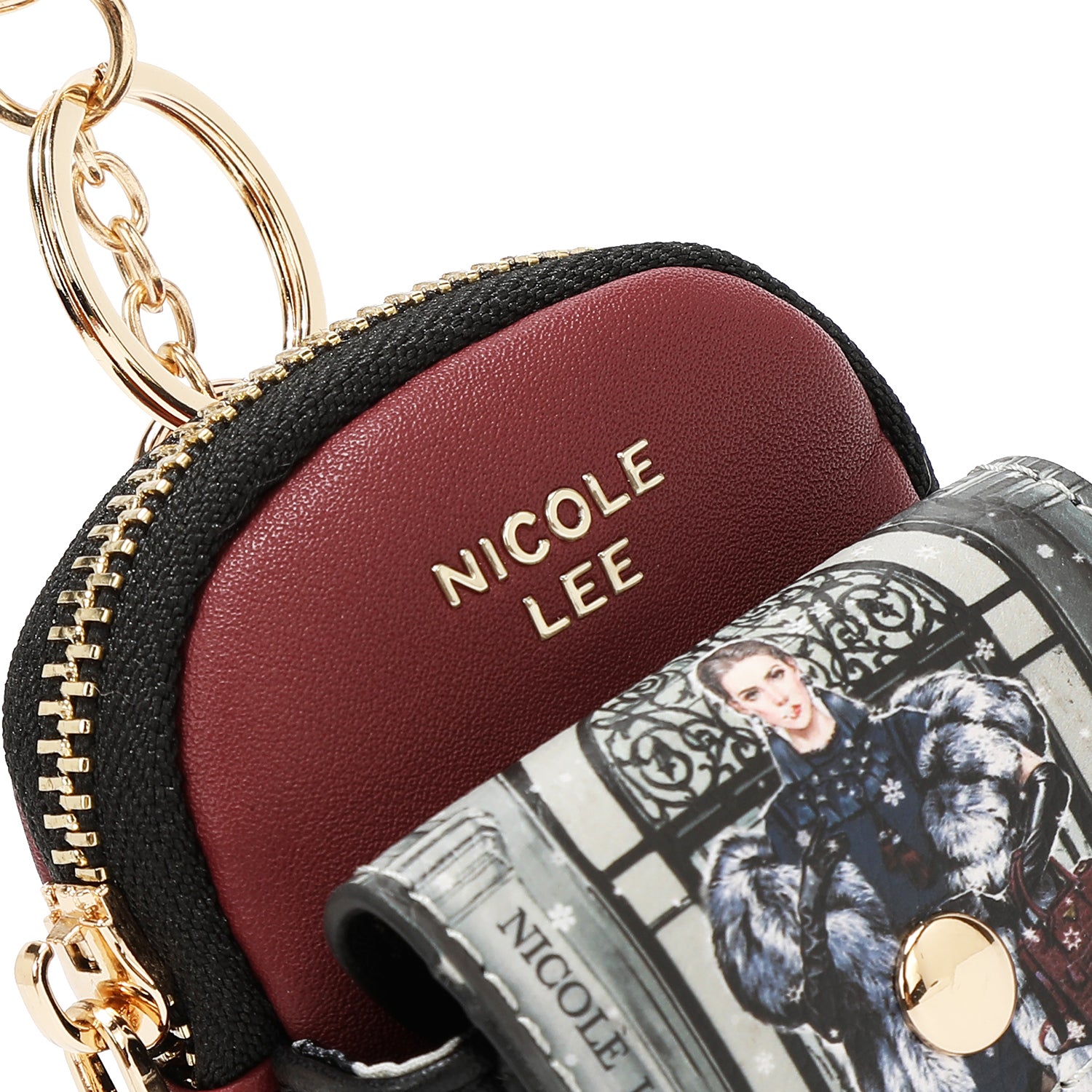 LLAVERO CON MINI ESTUCHE (MODA SNOWFLAKE)