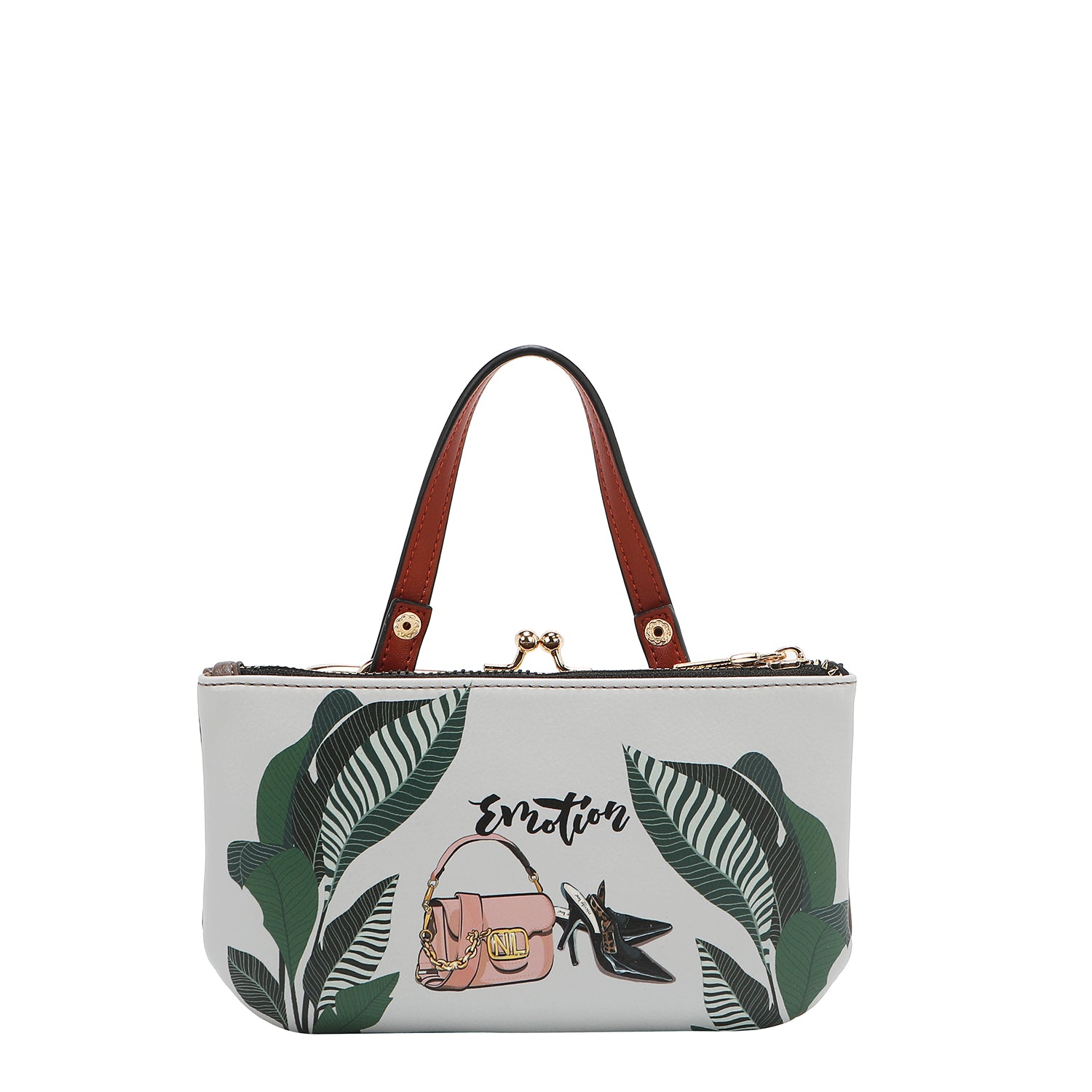 MITTLERE TASCHE MIT RAHMEN UND GRIFF (<tc>EMOTION</tc>)