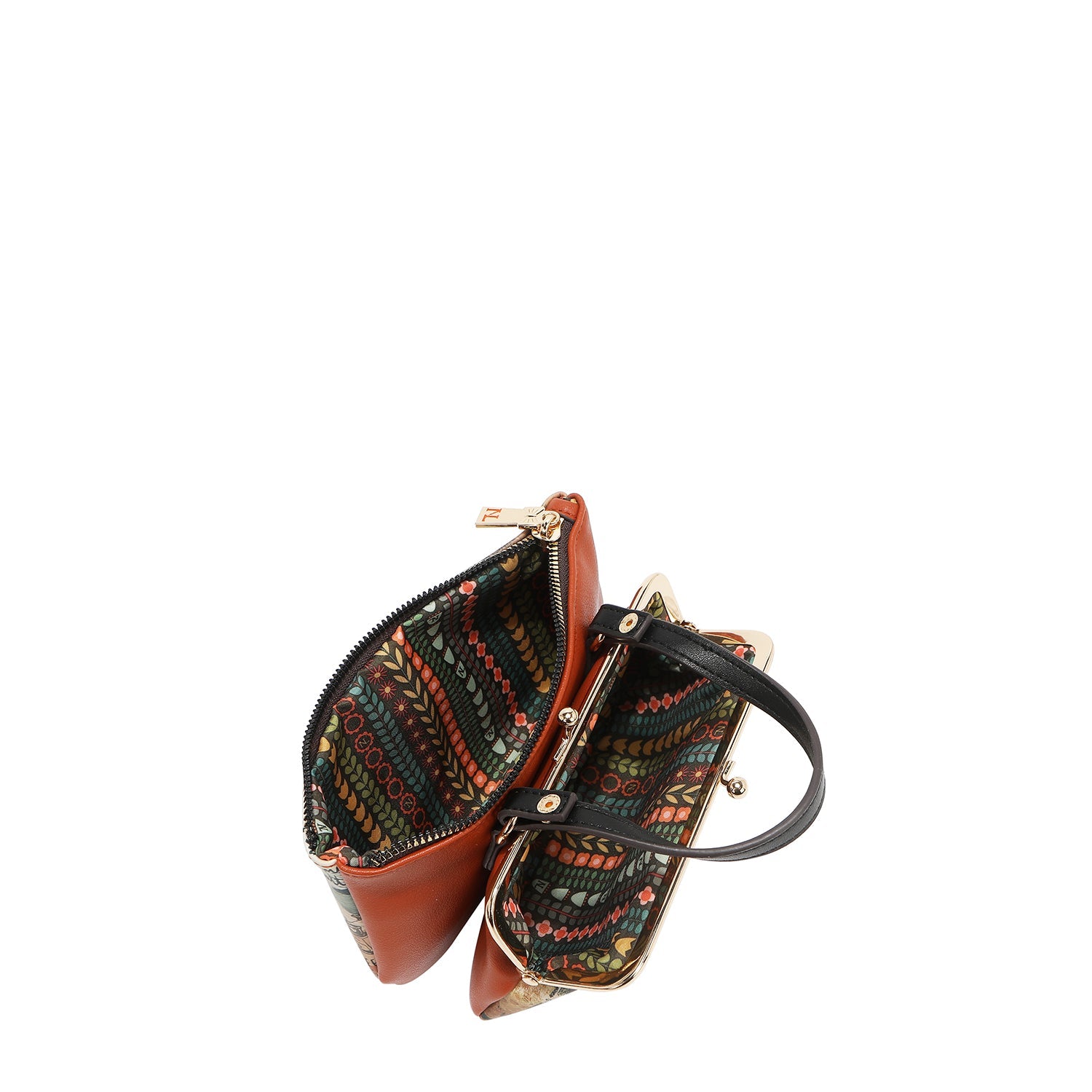 MITTLERE TASCHE MIT RAHMEN UND GRIFF (<tc>EMOTION</tc>)