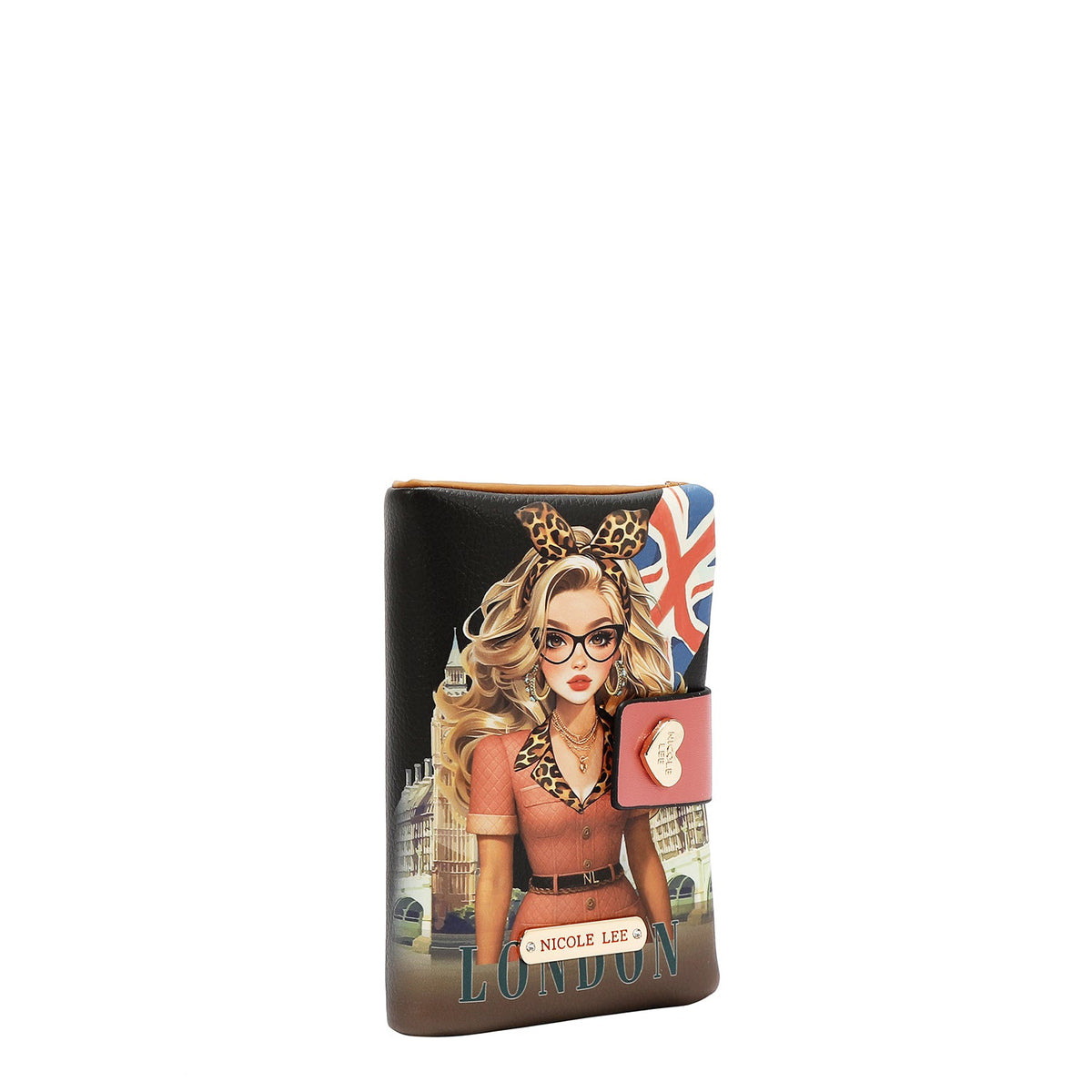 CARTERA CON CIERRE A PRESION (LONDON EYE-NEGRO)