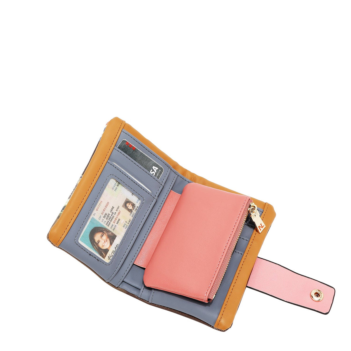 CARTERA CON CIERRE A PRESION (LONDON EYE-NEGRO)