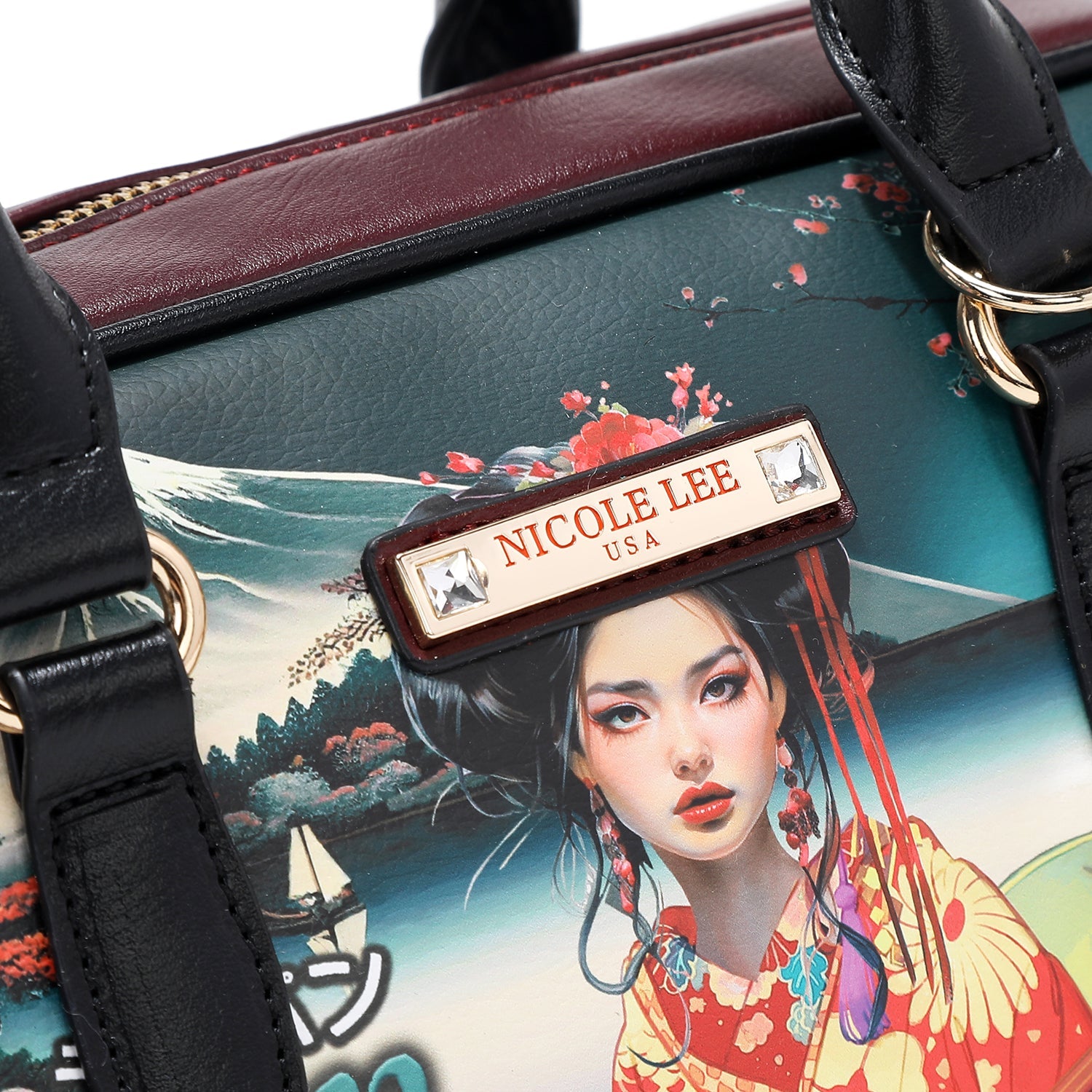 3-TEILIGES SET (HANDTASCHEN, SCHULTERTASCHE, GELDBÖRSE) (<tc>AKIKO LA BELLEZA</tc>)