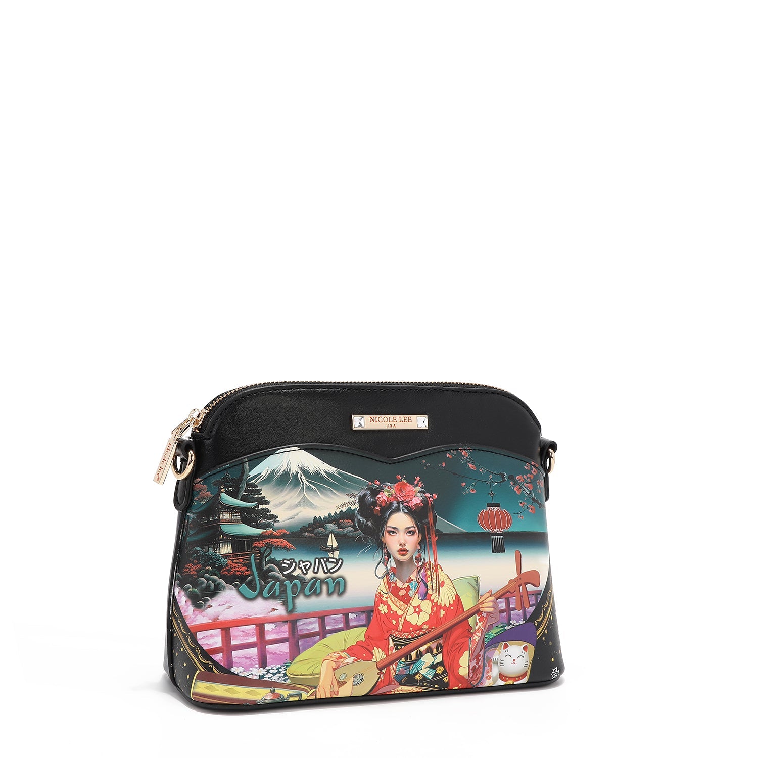 3-TEILIGES SET (HANDTASCHEN, SCHULTERTASCHE, GELDBÖRSE) (<tc>AKIKO LA BELLEZA</tc>)
