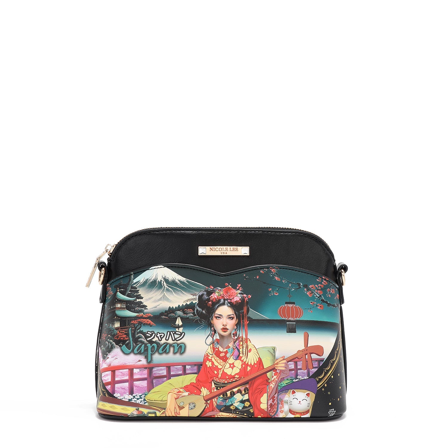 3-TEILIGES SET (HANDTASCHEN, SCHULTERTASCHE, GELDBÖRSE) (<tc>AKIKO LA BELLEZA</tc>)