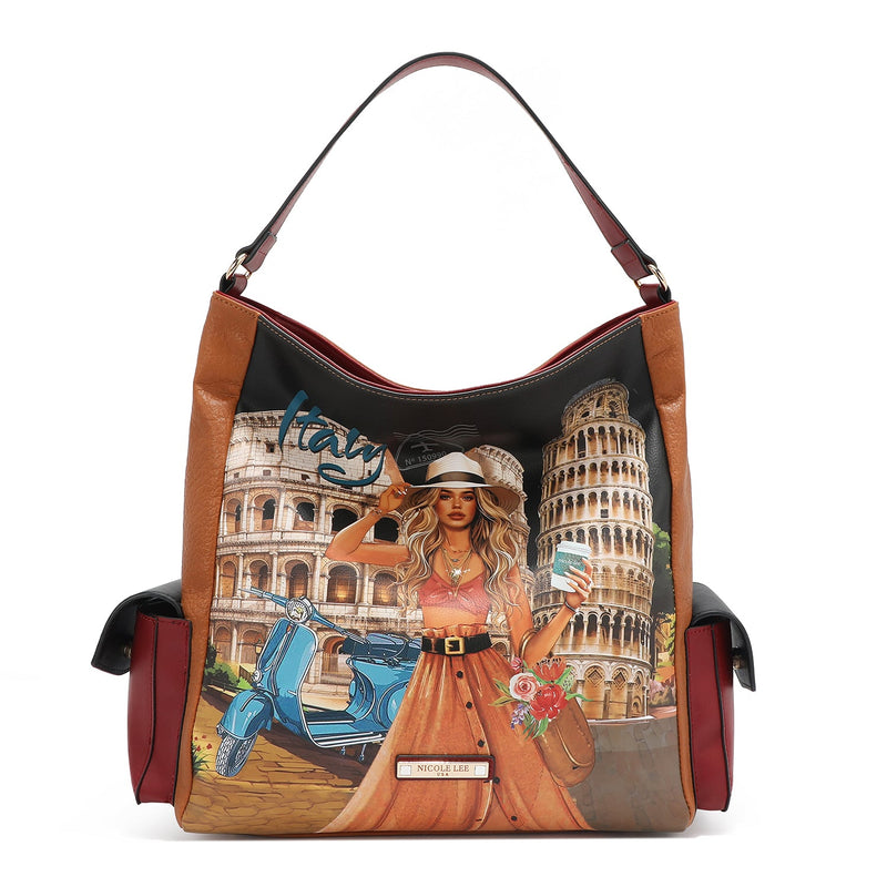 3 PIECE SET (BAG, CROSSBODY, WALLET) (<tc>MARTHA TRAVELS ITALY</tc>)