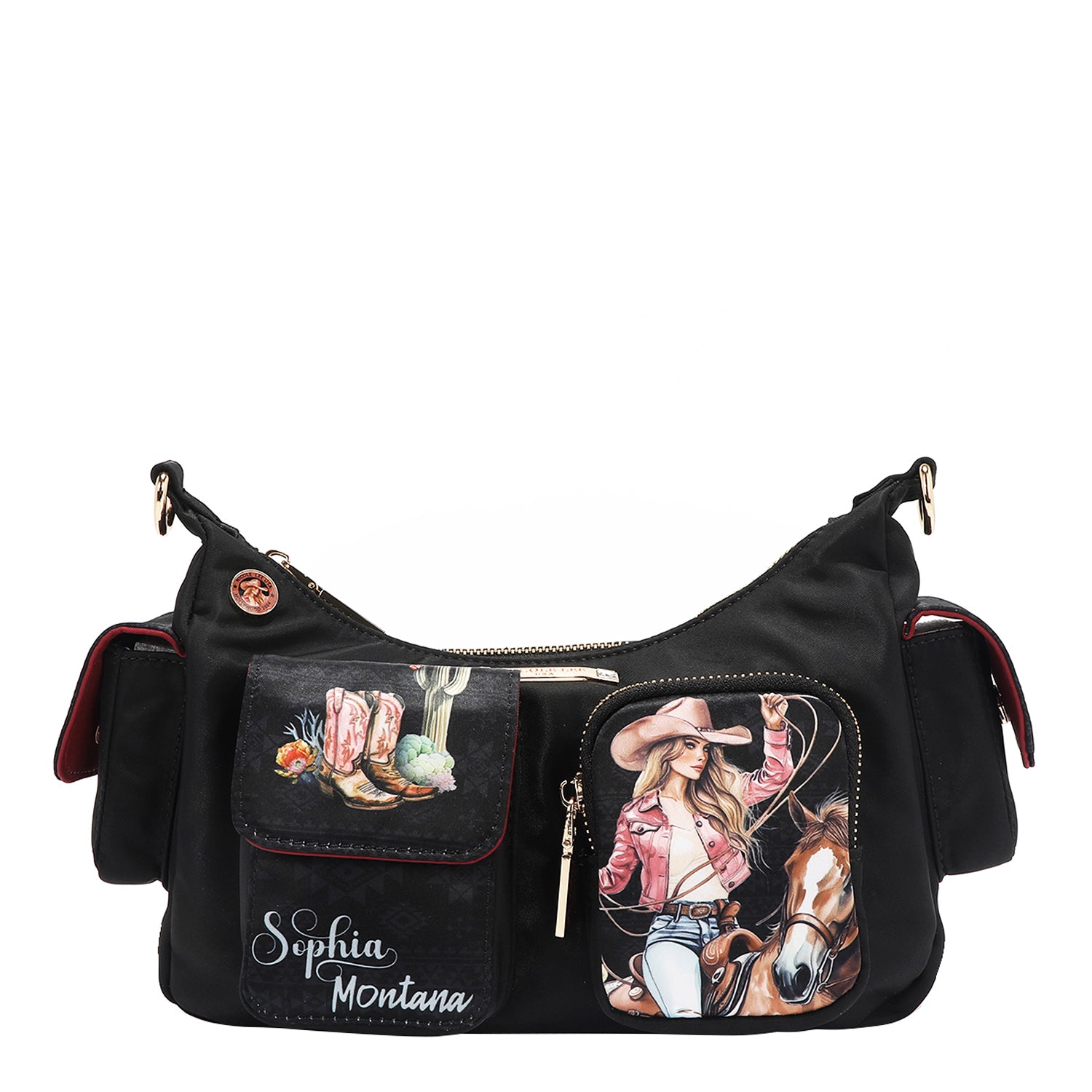 NYLON-UMHÄNGERTASCHE (<tc>SOFIA MONTANA</tc>)