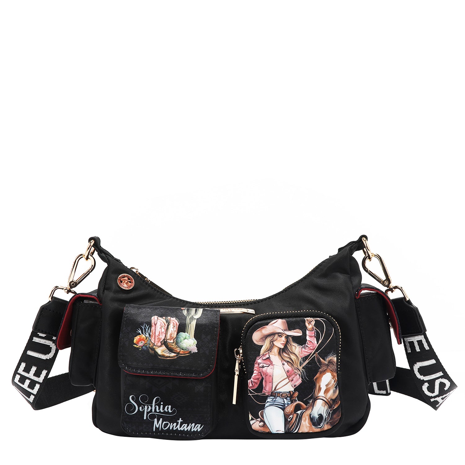 NYLON-UMHÄNGERTASCHE (<tc>SOFIA MONTANA</tc>)