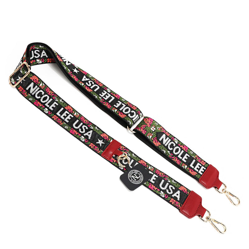 Multipurpose belt for telephone with flower (red)