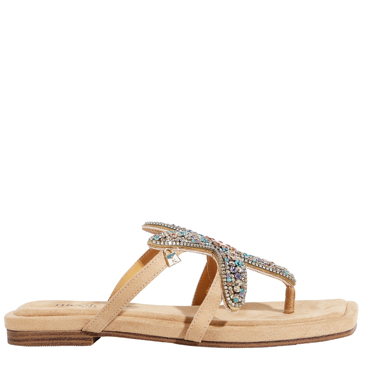 SANDALIAS DE DEDO CON ESTRELLA DE MAR (NATURAL)