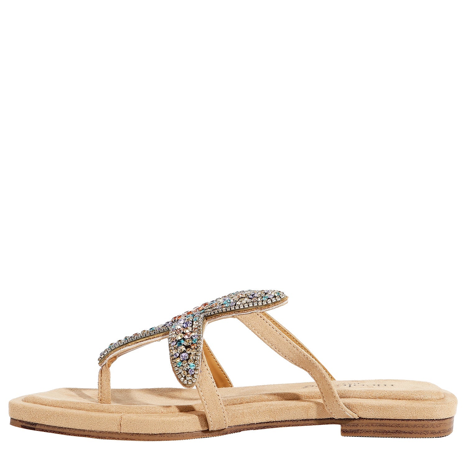 SANDALIAS DE DEDO CON ESTRELLA DE MAR (NATURAL)