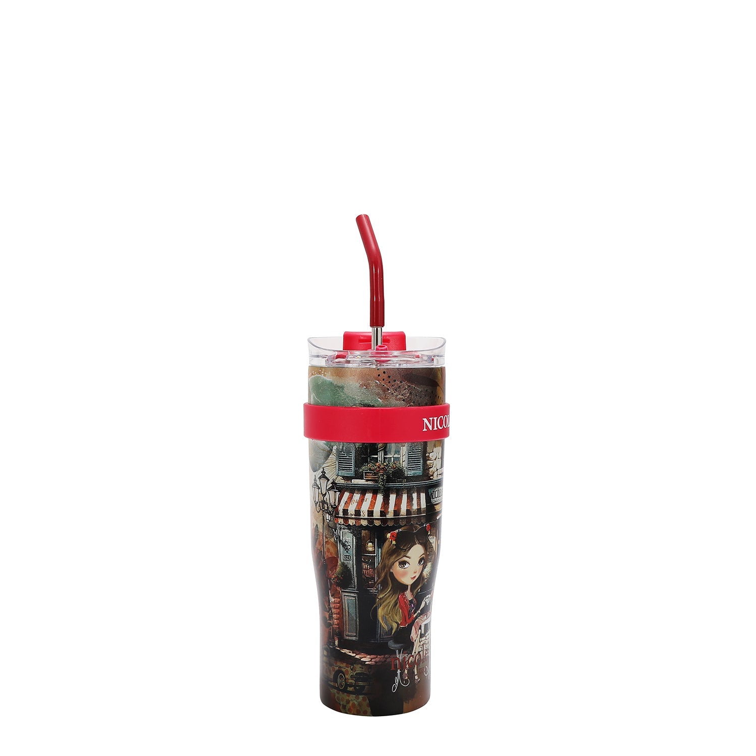 VASO CON ASA 1.2L CON DISEÑO (VIRTUAL FRIEND)