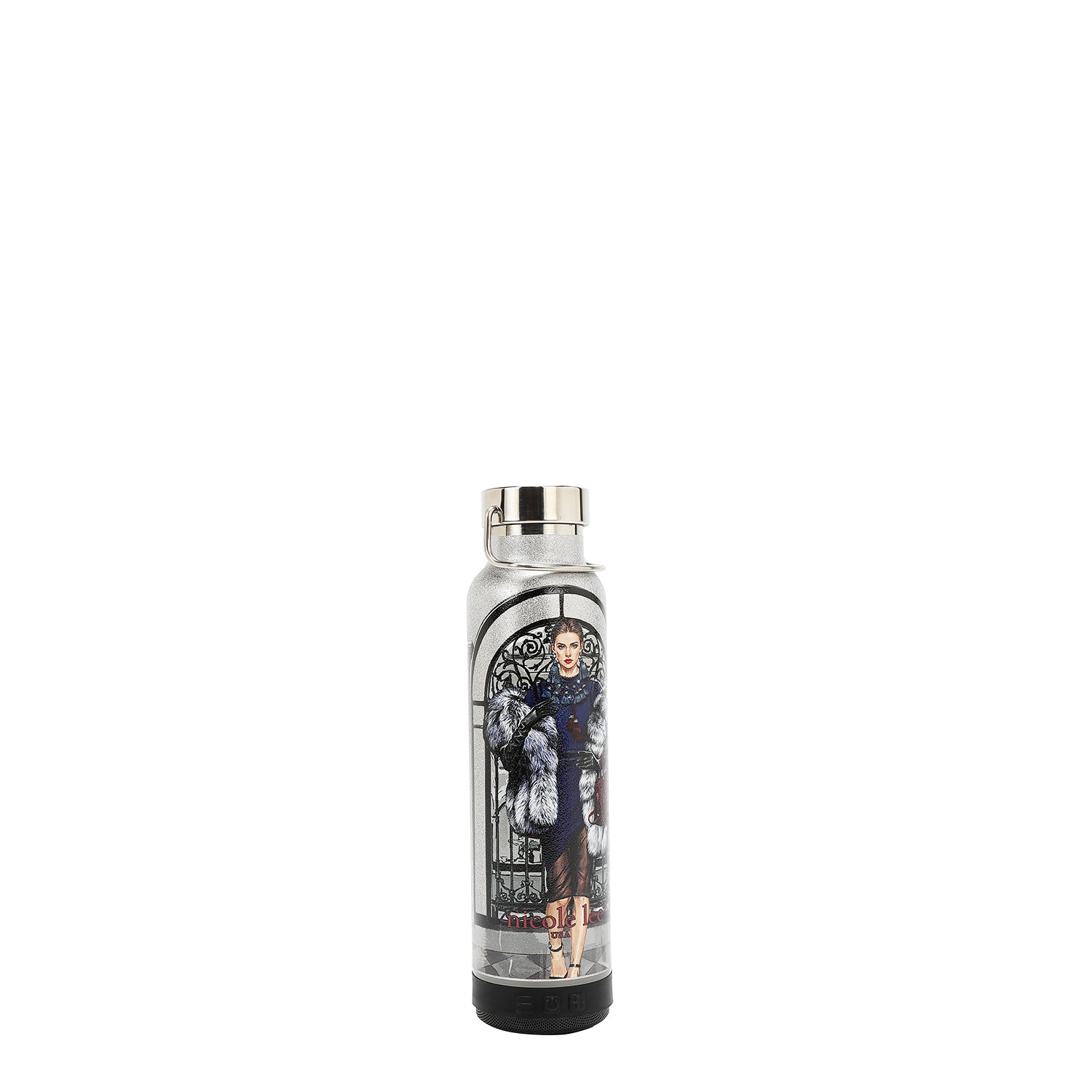 CANECA TÉRMICA COM ALTO-FALANTE BLUETOOTH (<tc>MODA SNOWFLAKE</tc>)