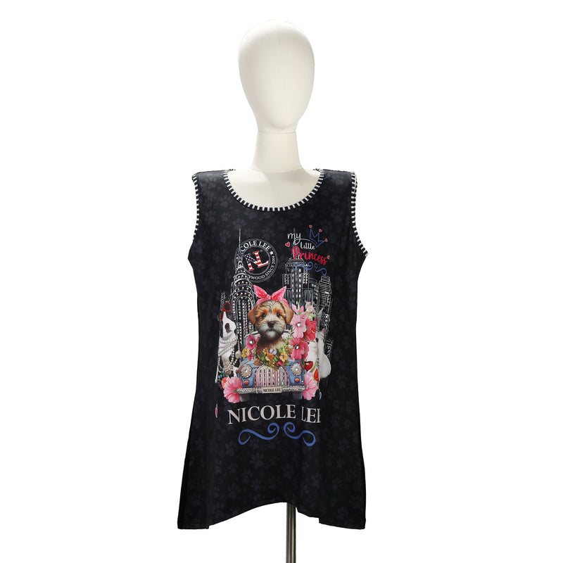 NICOLE LEE TUNIC TOP WITH SPARKLES (<tc>FAMILY YEARBOOK</tc>)