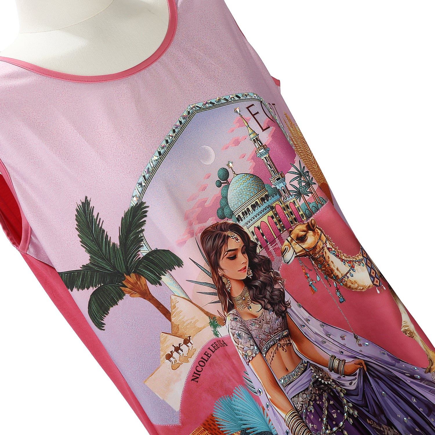 TOP TUNICA NICOLE LEE CON BRILLOS (QUEEN CLEOPATRA)