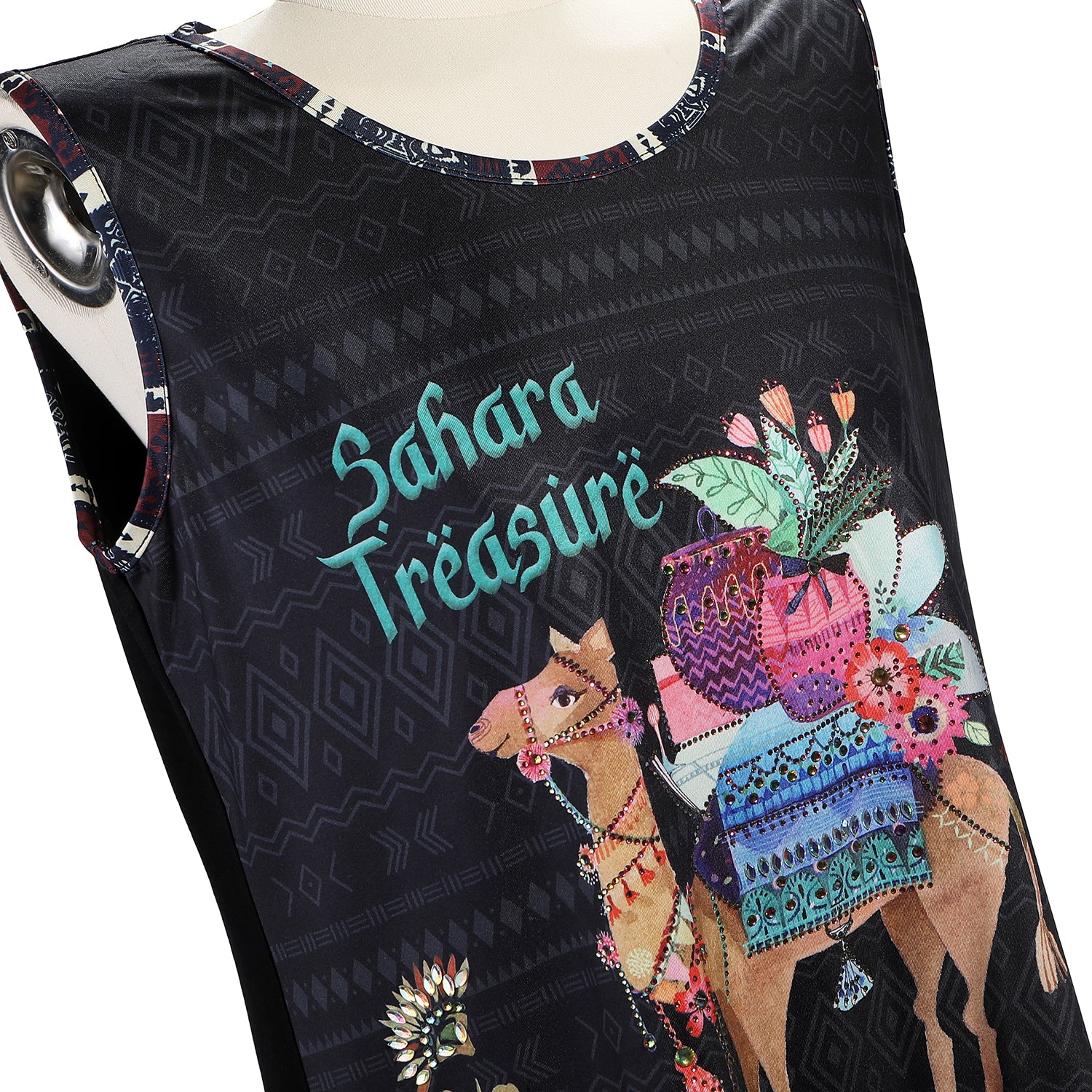 Tunica Tunica Nicole Lee con Black Bright (Sahara Treasure)