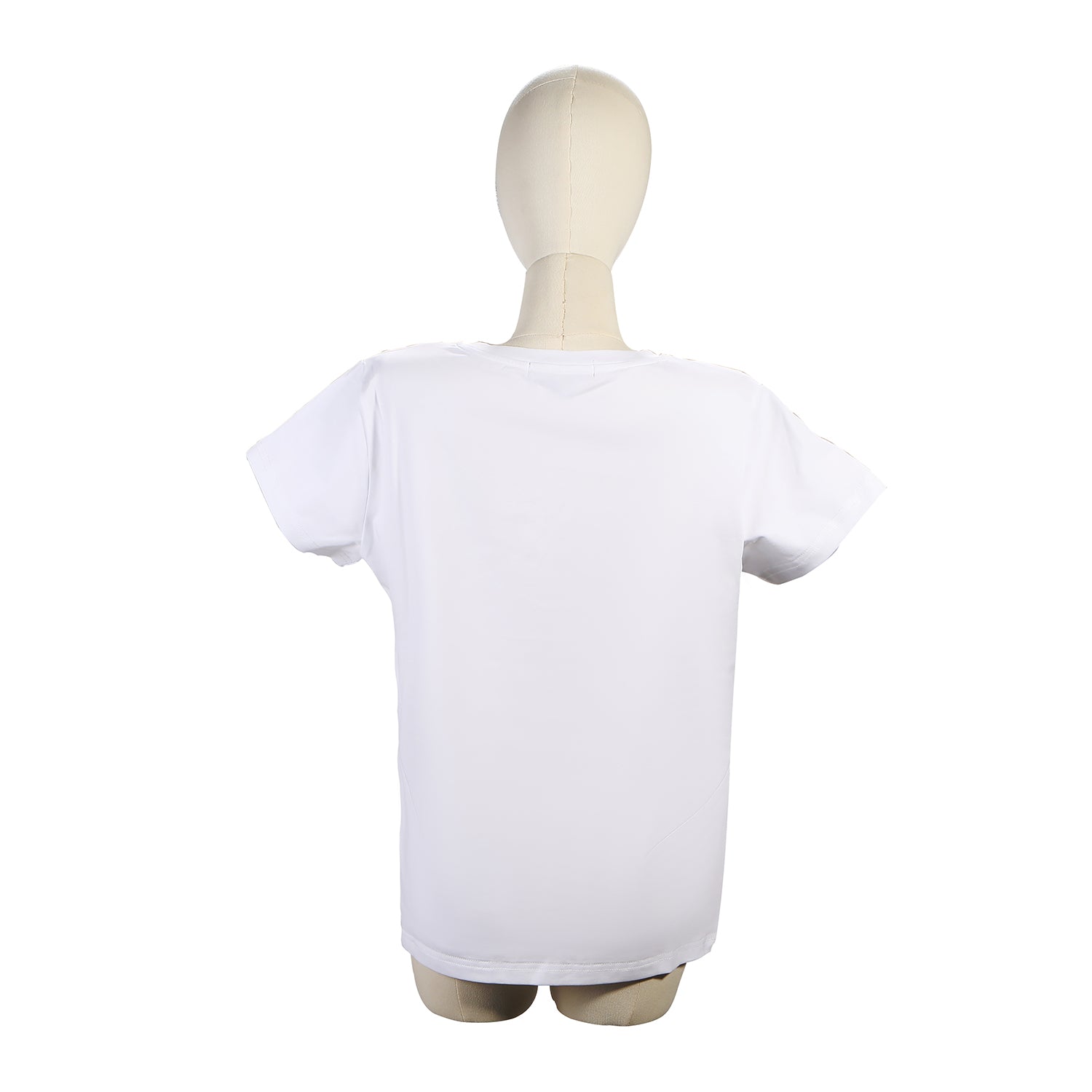 CAMISETA DE MODA NICOLE LEE CON BRILLOS BLANCA (SAHARA TREASURE)