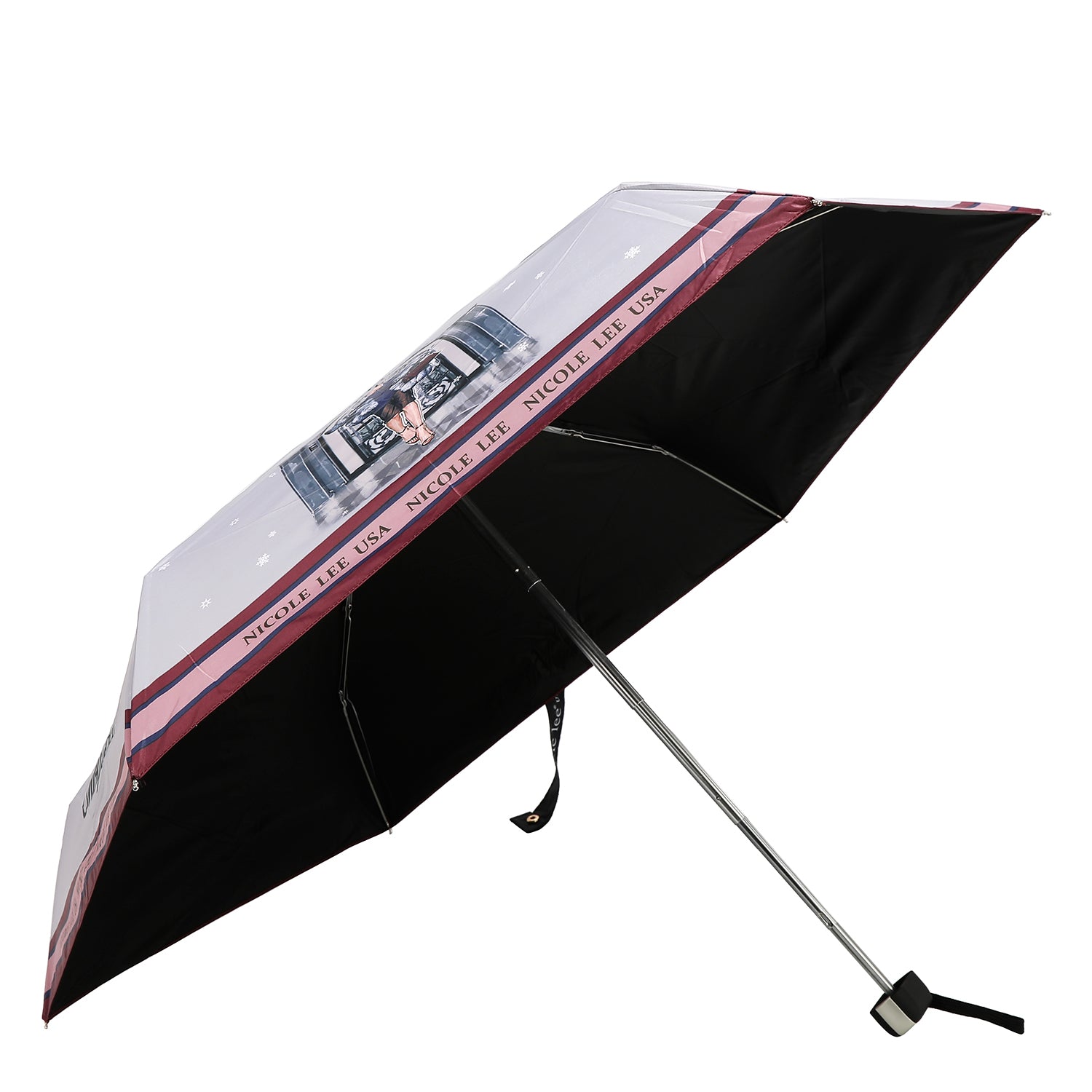 GUARDA-CHUVA COMPACTO (<tc>MODA SNOWFLAKE</tc>)