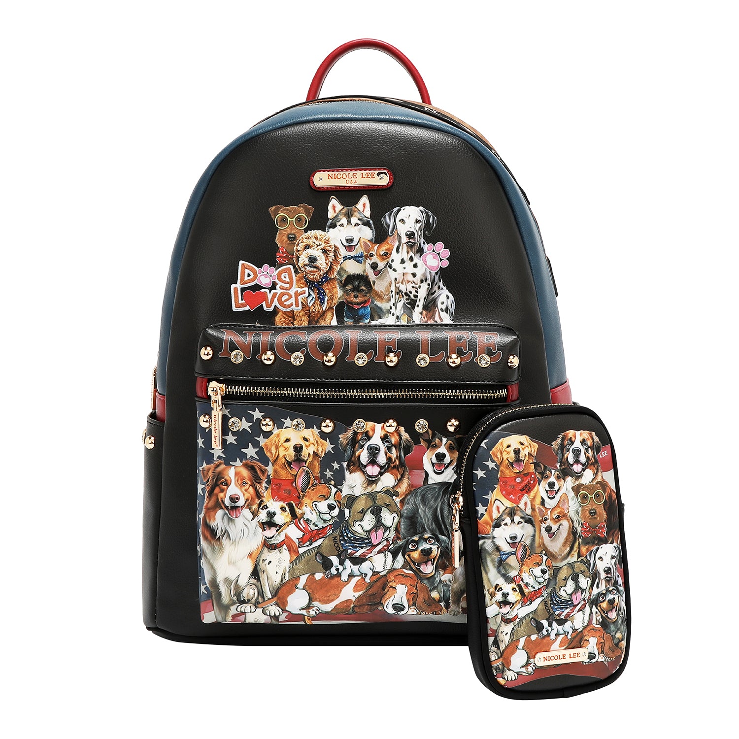 MOCHILA GRANDE DE MODA CON PUERTO DE CARGA USB Y BOLSA (BEST SMILE)