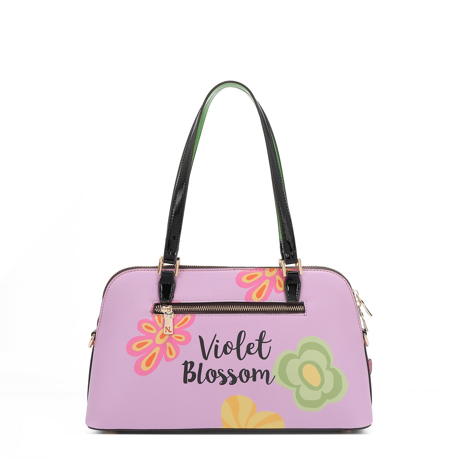 BOLSO DE HOMBRO DOME (VIOLET BLOSSOM)