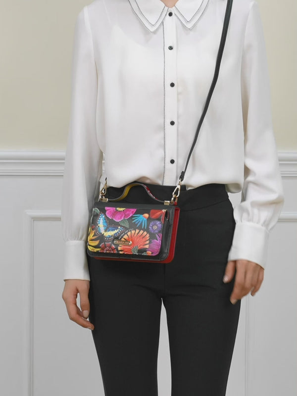 Bandolera with wallet
