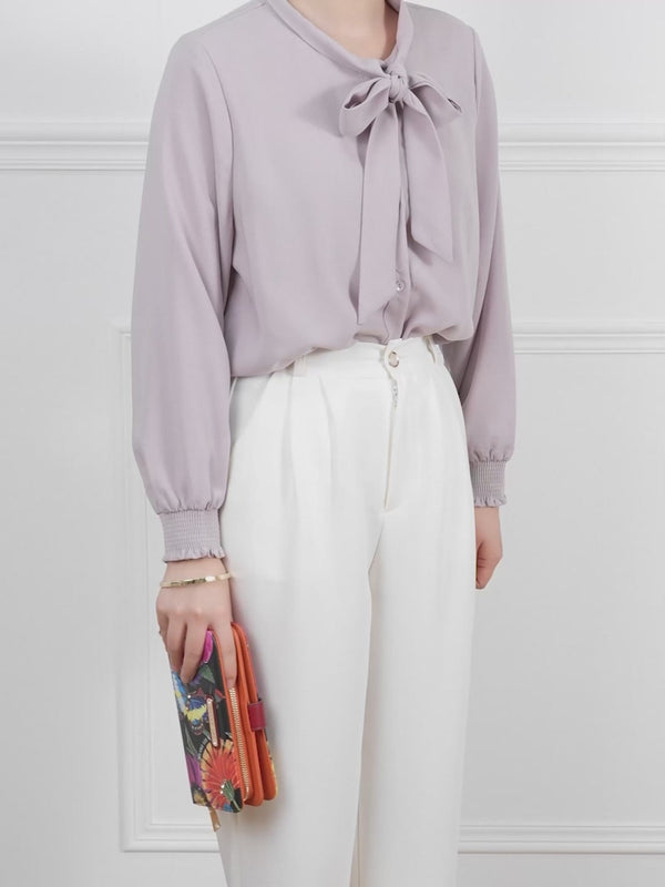Fashion printed portfolio with zipper