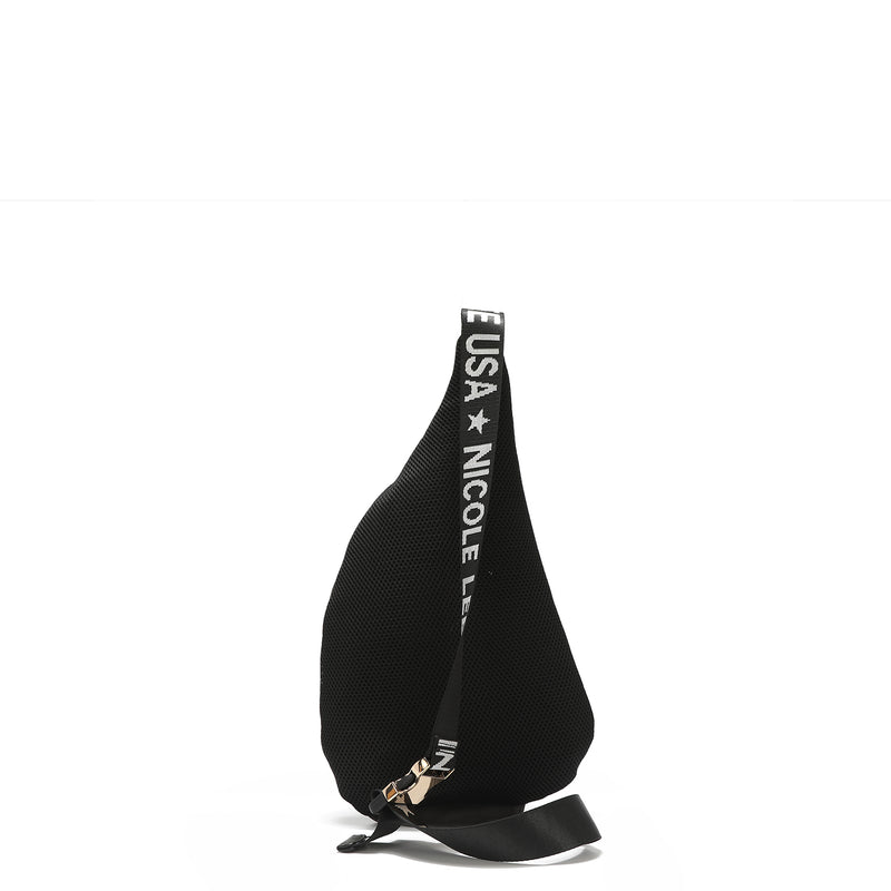 Cross backpack with outer pockets
