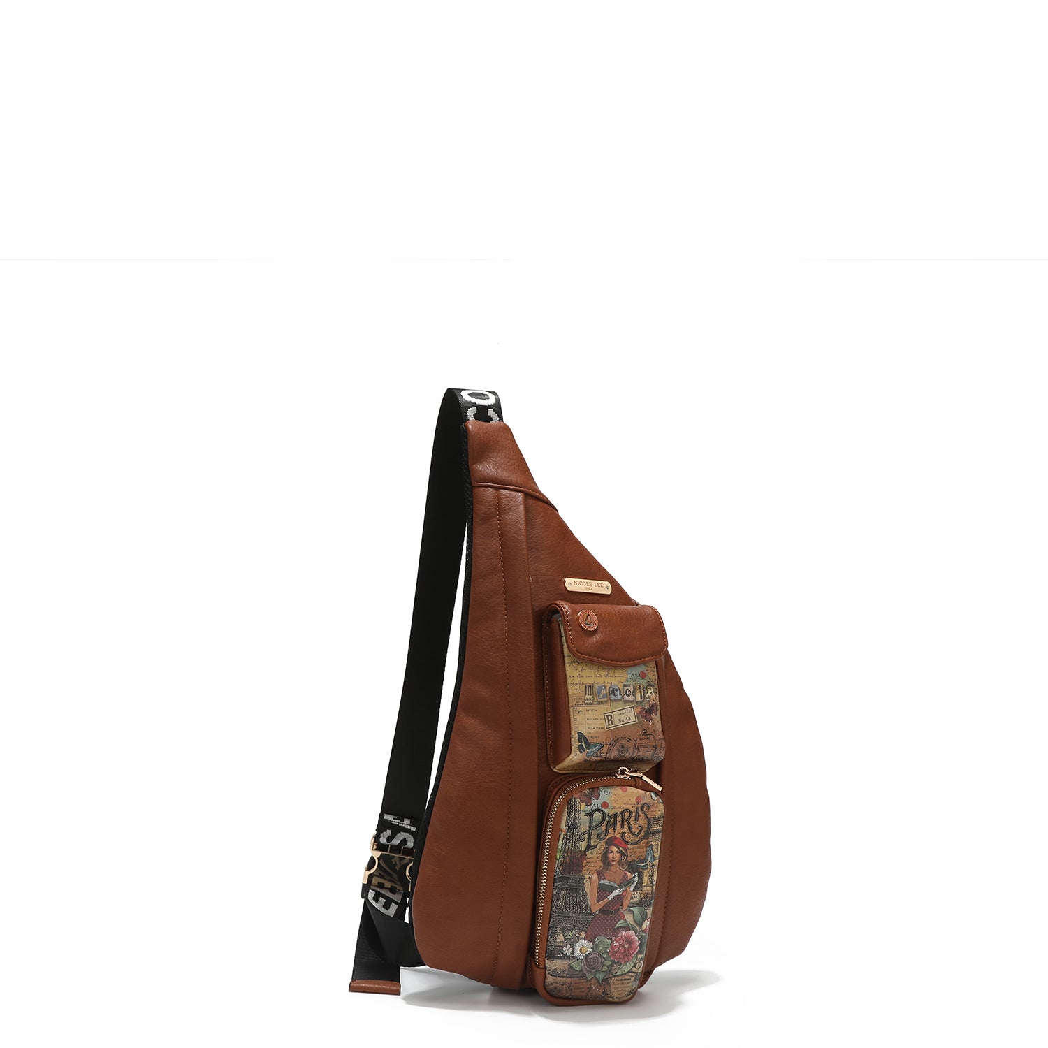 MOCHILA CRUZADA CON BOLSILLOS EXTERIORES