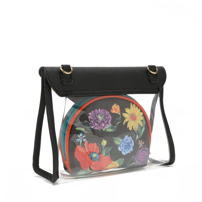 2 -piece bandolera for cosmetics