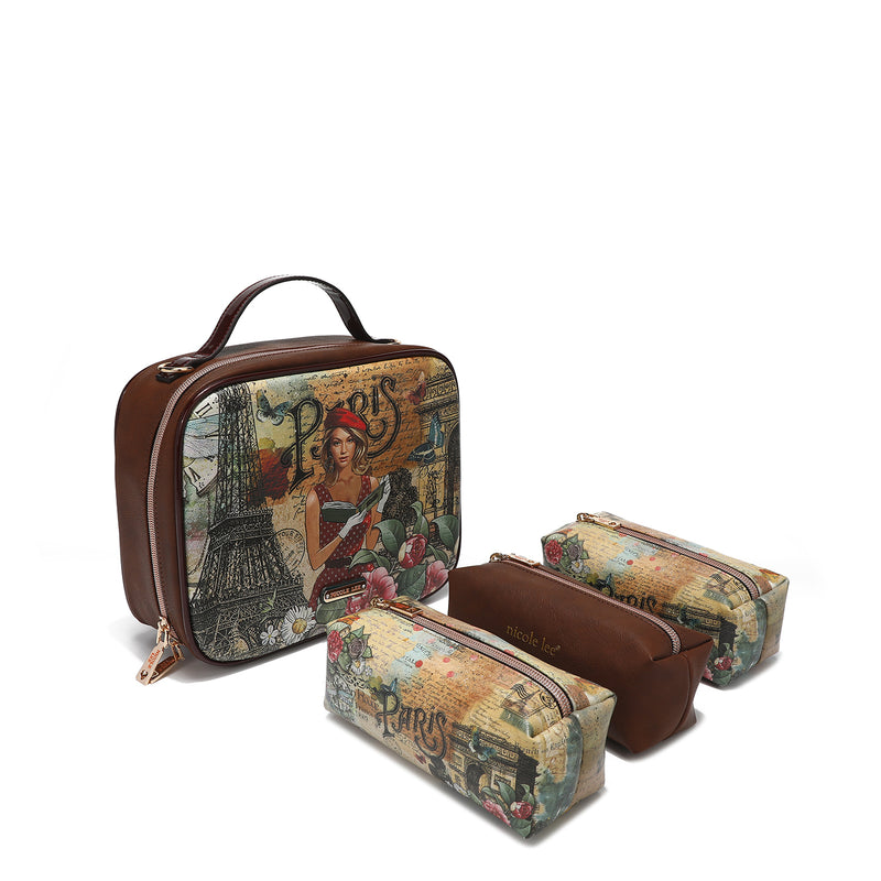 Travel bag set with cases