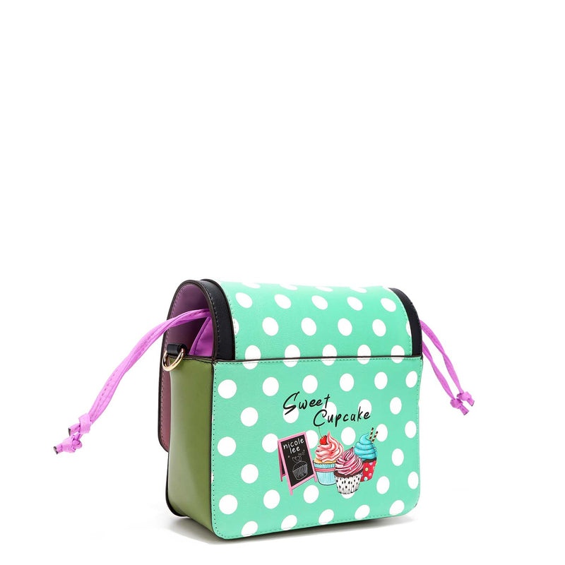 "CUPCAKE DOG" 2-PIECE CROSSBODY BAG