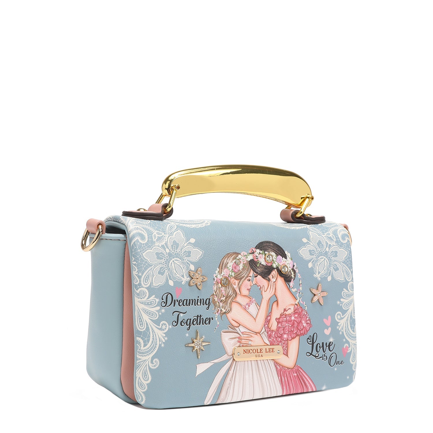 BOLSO DE MANO PEQUEÑO (DREAMING TOGETHER)