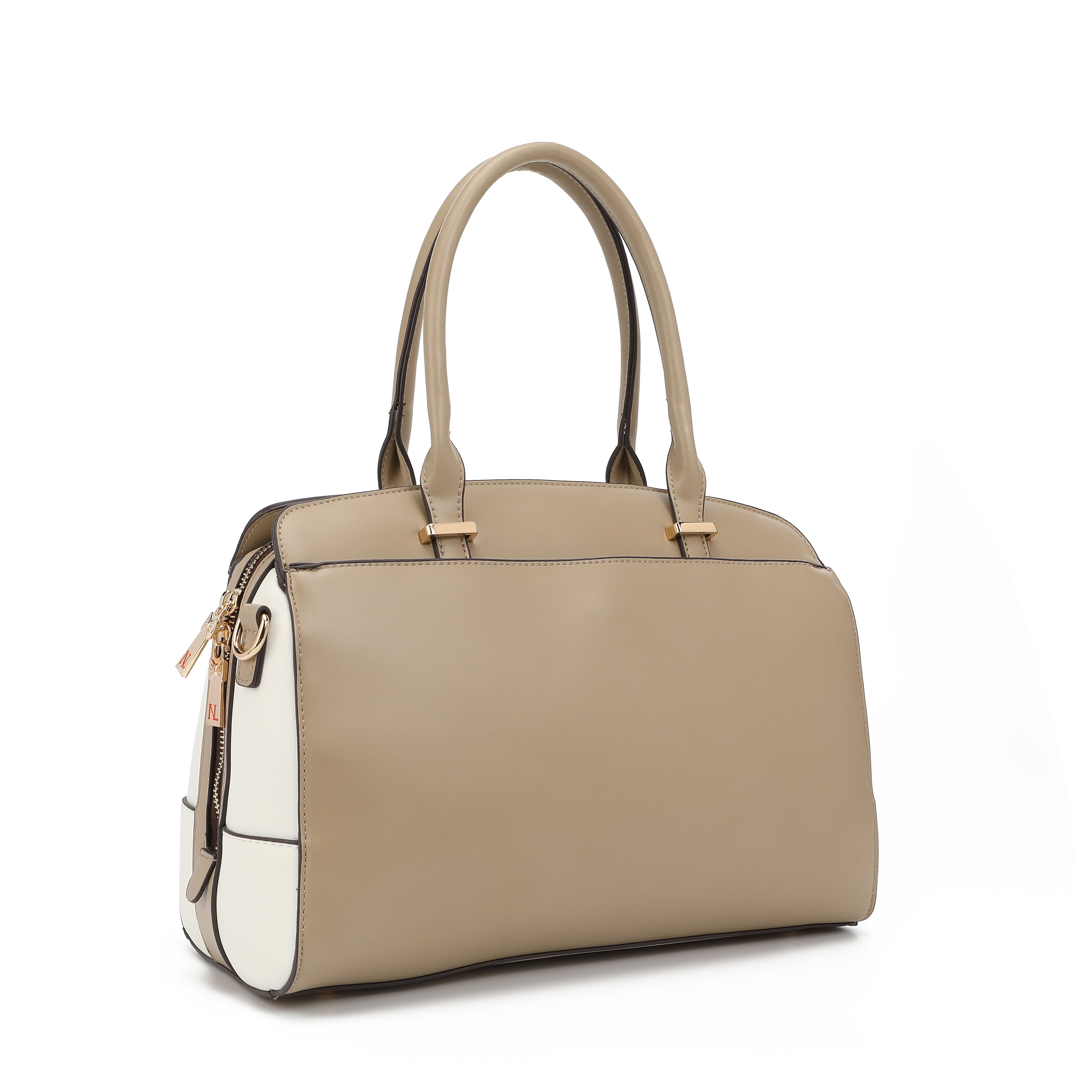 BOLSO BAHUL CON BORDADO FLORAL