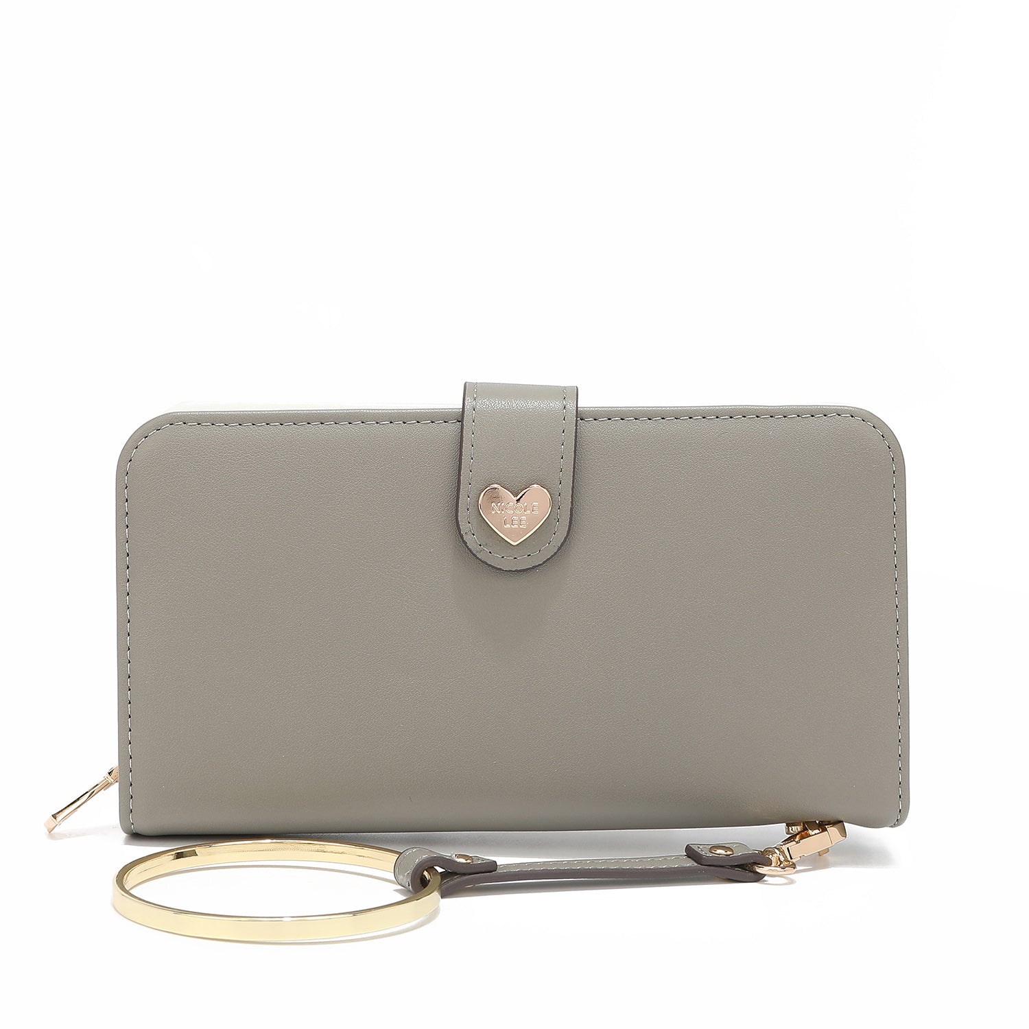 CARTERA FASHION "FLORAL" CON CREMALLERA