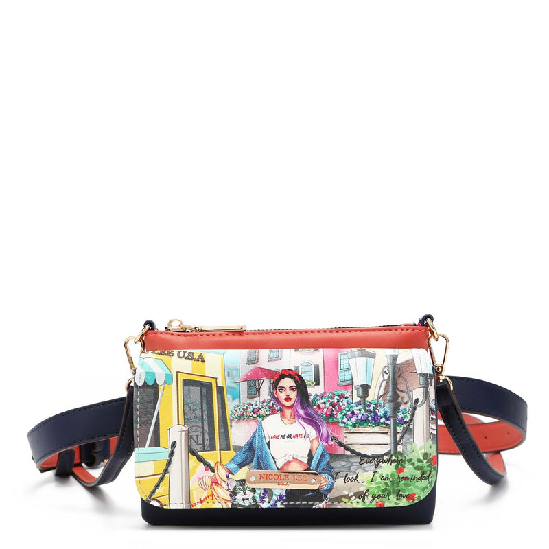 Convertible Fine A Bandolera with print