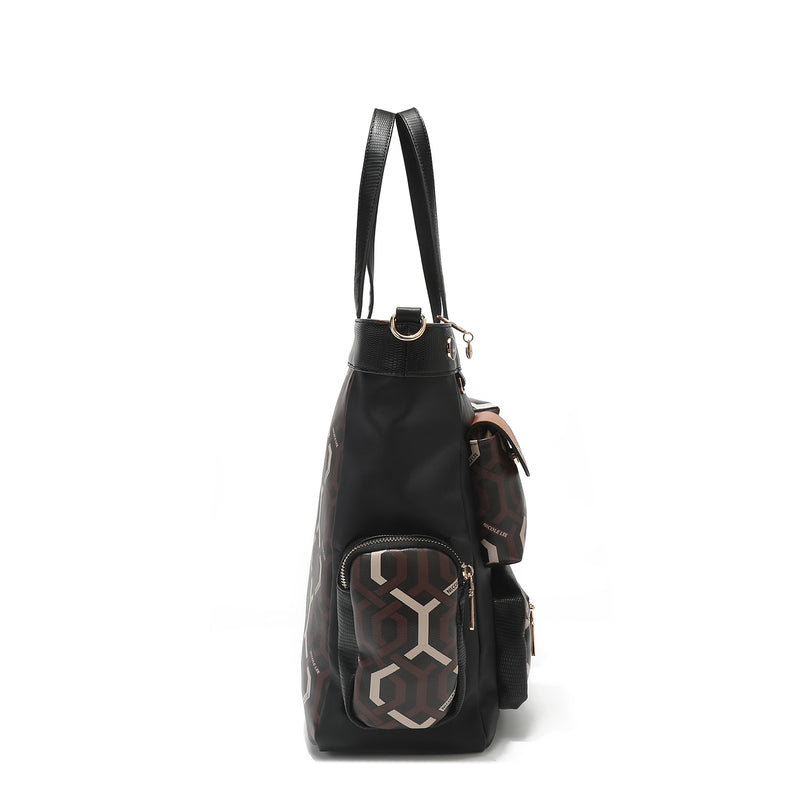 "GEOMETRIC" TOTE BAG