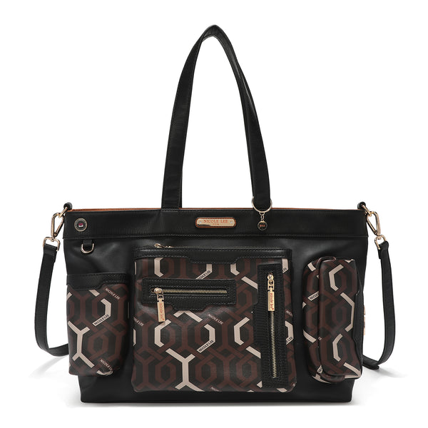 "GEOMETRIC" SHOPPER BAG