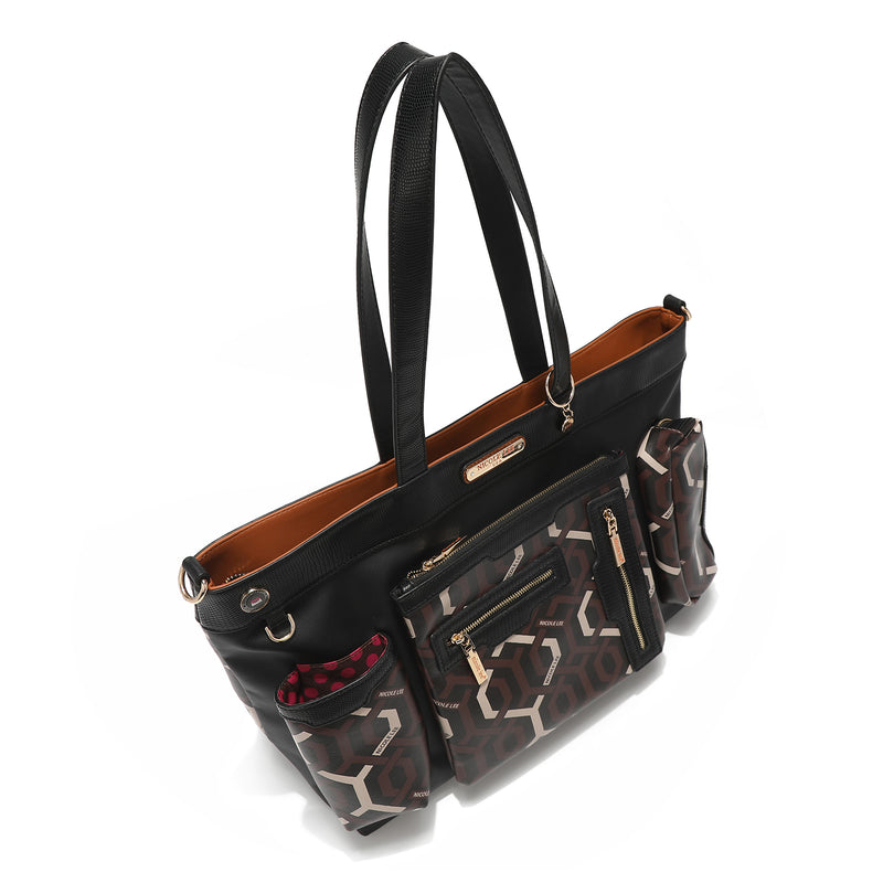 "GEOMETRIC" SHOPPER BAG