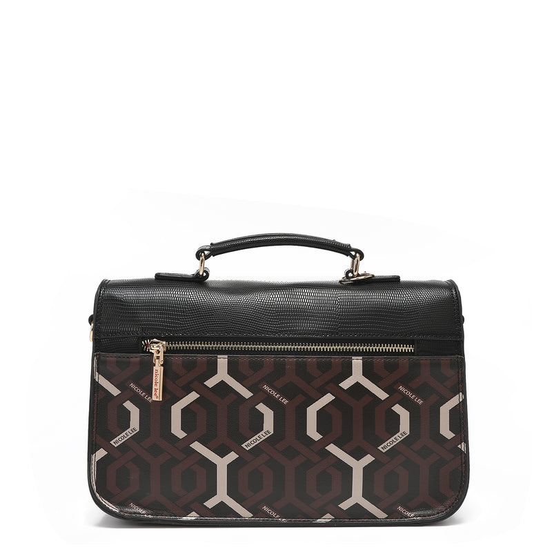 "GEOMETRIC" SMALL MESSENGER BAG