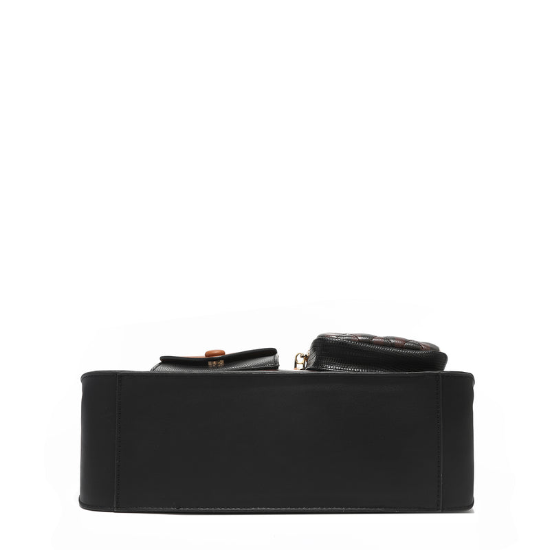 "GEOMETRIC" SMALL MESSENGER BAG
